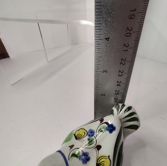 Tonala Bird Quail Mexican Folk Art Pottery Figurine Hand Painted - Picture 9 of 10